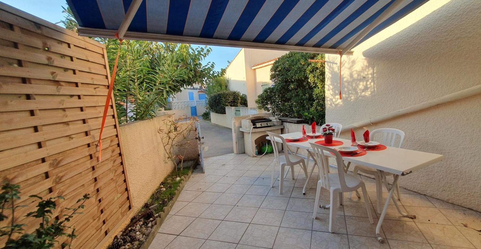 L'Azur - Maison Avec Terrasse Proche Plage Le Barcarès Kültér fotó